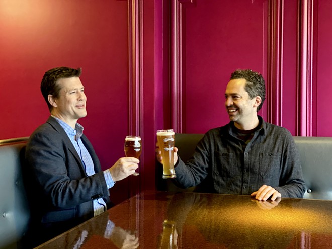 Mark Priemer (left) and Sam McNulty to transform Bar Cento and Bier Markt in 2022. - Courtesy Sam McNulty