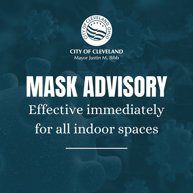 Better than Nothing? City of Cleveland Issues Mask "Advisory" Through End of January