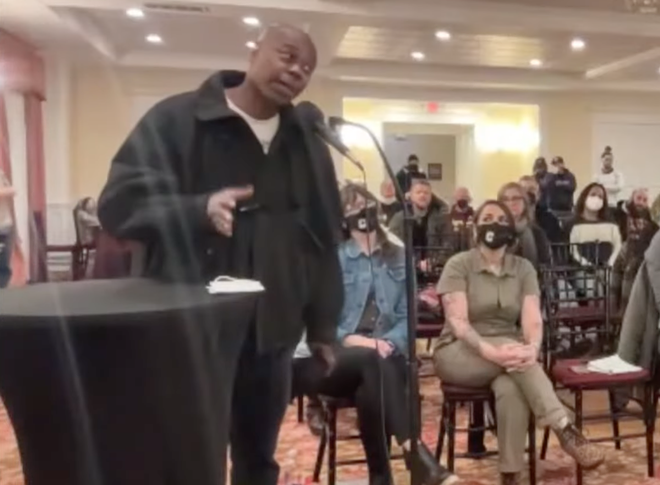 Chappelle said he'd pull his business from the city - Yellow Springs YouTube/screengrab