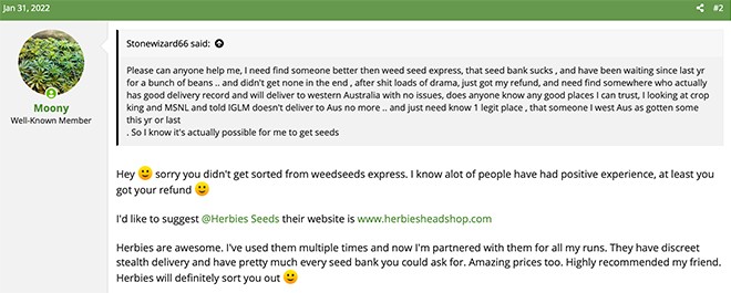 Is Herbies Seeds Legit? Herbies Seeds Review –  Read Before Buying (2022)