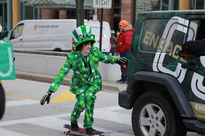 The annual St. Patrick's Day parade returns. - EMANUEL WALLACE