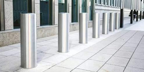 The Group Plan Commission proposes removable bollards of this sort on Public Square. - Screenshot / RTA Board of Trustees