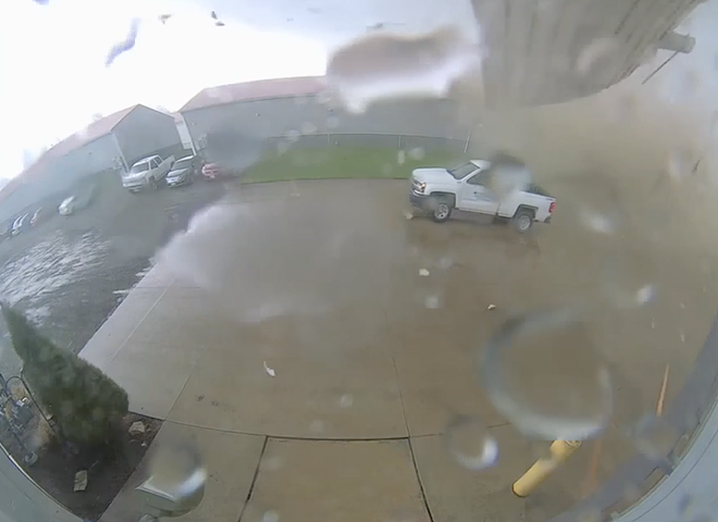 Video: Tornado in Lorain County Rips Roof Off Industrial Building, Which Narrowly Misses Truck
