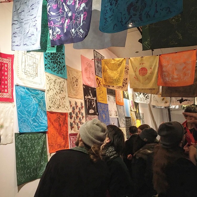 The Traveling 'Queer Ecology Hanky Project,' Opening at Zygote Press Friday, Speaks to the Diversity of Queer Experience