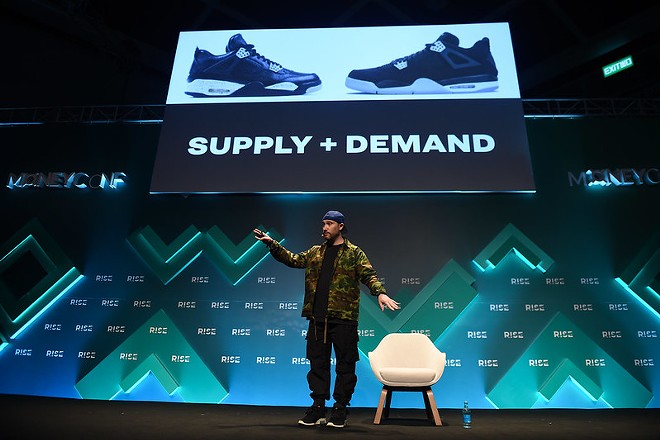 10 July 2019; Josh Luber, Co-founder, StockX, on MoneyConf Stage during day two of RISE 2019 at the Hong Kong Convention and Exhibition Centre in Hong Kong. Photo by Cody Glenn/RISE via Sportsfile - RISE/FLICKRCC