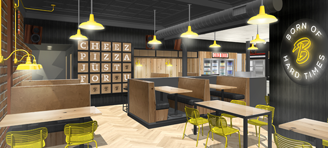 Boom's Pizza from Spice Hospitality to open in late 2022. - Richardson Design