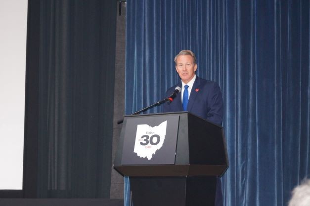 Ohio Lt. Gov. Jon Husted raving about the Under 30 Summit coming to Ohio. - Sam Allard / Scene