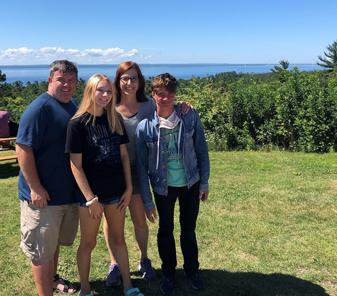 Laurene and Matt Sweet of Euclid adopted two teenagers in 2018. - (Laurene Sweet)