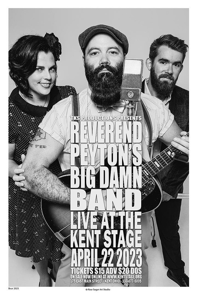 Artwork for the upcoming Reverend Peyton tour. - Courtesy of the Kent Stage