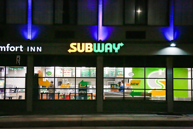 There are seven Subways downtown, including this one at 1800 Euclid Avenue. - Mark Oprea