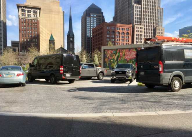 There Are Plans to Address Cars Illegally Parking on Public Square