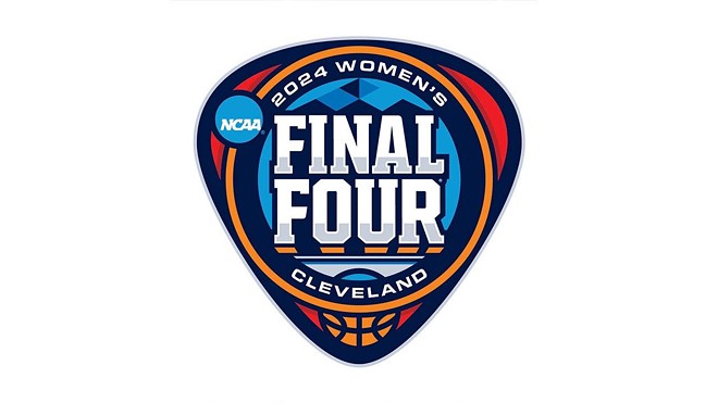 Logo for 2024 NCAA Women's Final Four in Cleveland Isn't a Guitar. Is a Guitar Pick