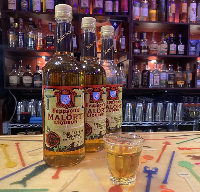 Malört is now in Ohio, legally. - Courtesy Porco Lounge