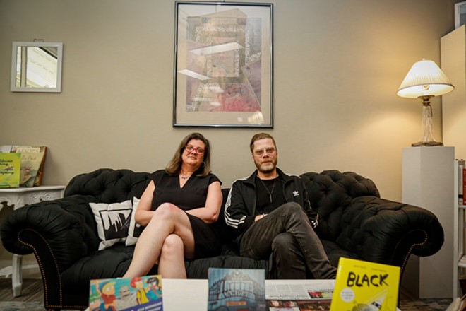 Cathryn Siegal-Bergeman and Marc Lansley operate Clevo Books in Downtown's 5th Street Arcades with a secondary motivation of, as Siegal-Bergeman says, "removing the stigma behind books in translation." - Mark Oprea