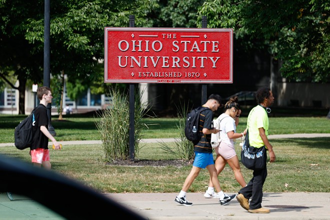 On the campus of The Ohio State University, September 2, 2022 in Columbus, Ohio. - Photo by Graham Stokes for the Ohio Capital Journal
