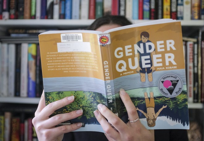 Gender Queer, a graphic memoir by Maia Kobabe, was the most challenged book in America in 2022, according to the American Library Association. - (Photo by New Jersey Monitor, States Newsroom).