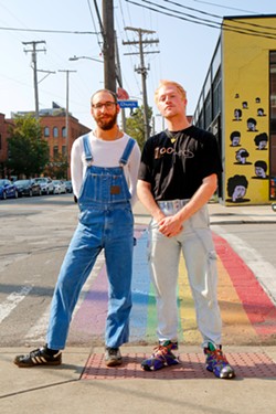 Musicians Jacob Boarman and Andy Schumann. Boarman, 24, left, made the decision in March to flee Cleveland for New York City's music scene. "I personally, right now, can't make money as a communal thing, or money off my music in this community, and still focus on music." - Mark Oprea