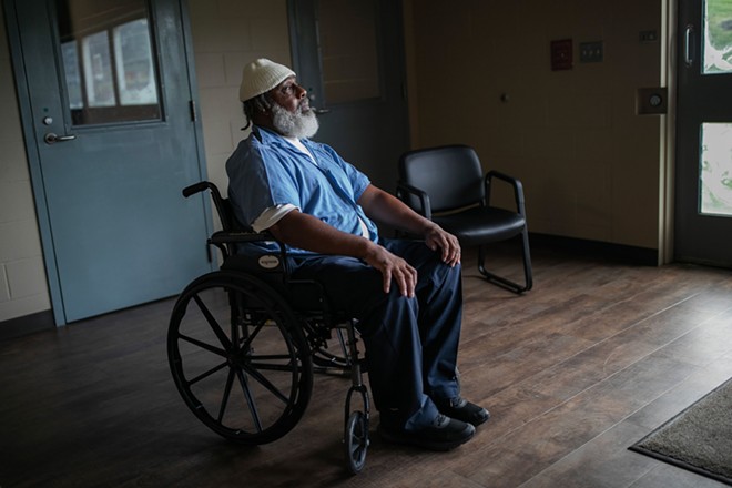 Herring at the Richland Correctional Institution in Mansfield. “If this DNA comes back…and proves me innocent, what will everybody have to say then?” he asked. “Can you give me the 40 years back?” - Maddie McGarvey for The Marshall Project