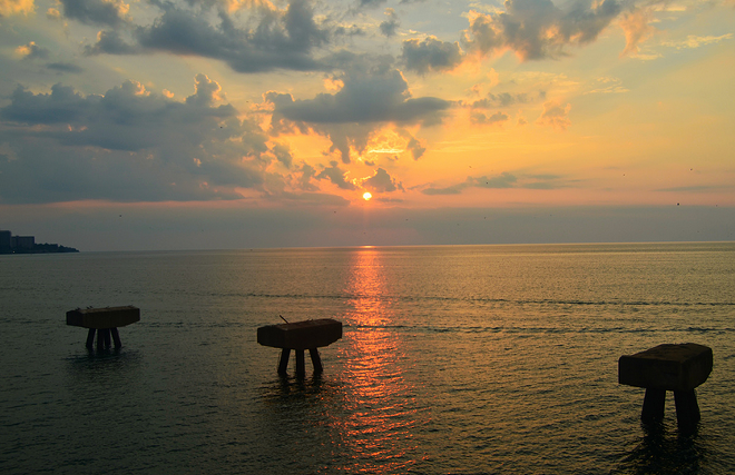 Sunset over Lake Erie. - Photo Credit: Erik Drost, Flickr Creative Commons