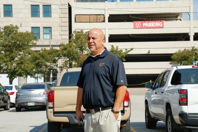 Joe Zeffer, a parking operations manager for Platinum who’s worked in the industry since he was 17. “People want to feel like they’re okay. Their cars are okay,” he said. “And they want to be as close as possible to their venue.” - Photo by Mark Oprea