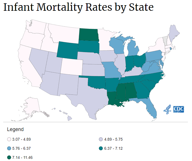 Ohio has one of the worst infant mortality rates in the country - CDC