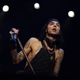 Black Veil Brides performing at the AP Music Awards. - Paige Margulies