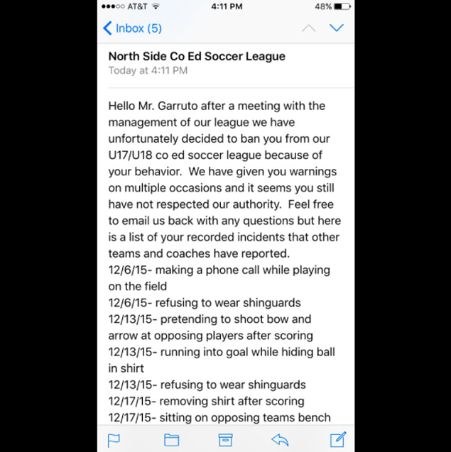 Cleveland Teen Tweets Detailed Email Explaining Ban From Co-Ed Soccer League (2)
