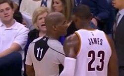 Video: Thunder Fan Tells LeBron to "Suck it Up"