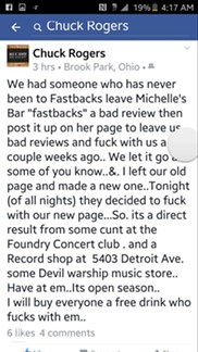 Local Bar Manager Gets Really Angry Over One-Star Review, Allegedly Contacts Reviewer With Threatening Language