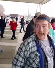 Video: Man at Cleveland Trump Rally Says "Go Back to Auschwitz"