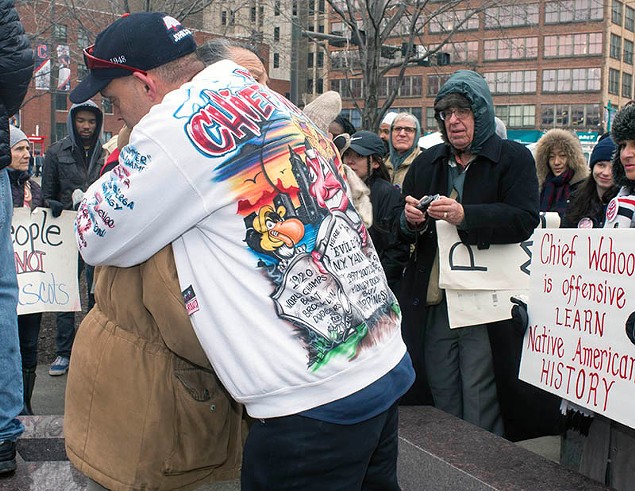 Viral Red Face Fan Reconciles With Anti-Wahoo Protesters Two Years Later
