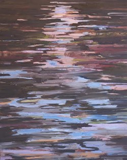 "Spirit of Water #1" oil on panel, 48x60" 2016