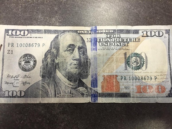 Downtown Cleveland Bar Got Paid with Fake $100 Bill From Movie Set