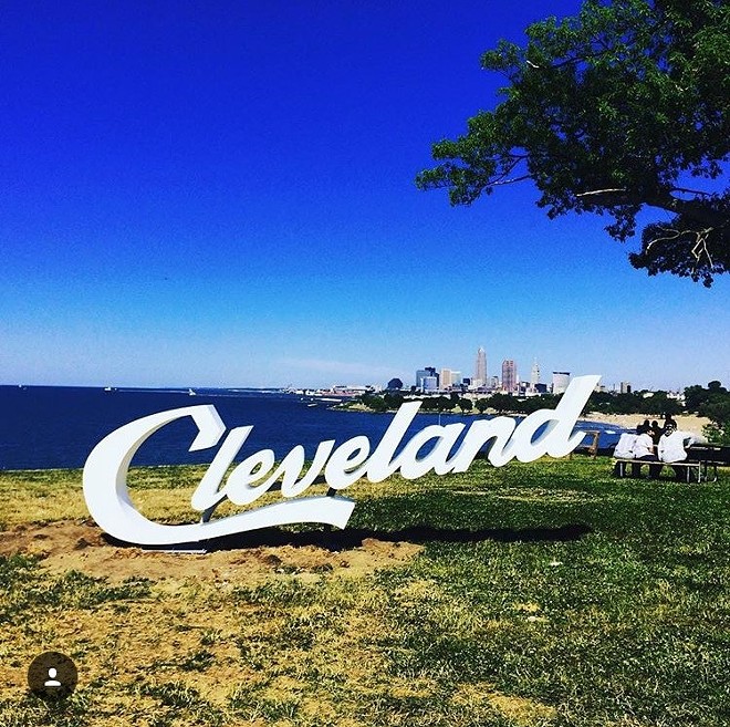 All Three 'Cleveland' Script Signs Now Installed Around City