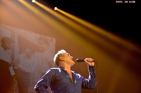 Morrissey performing at the Akron Civic in 2015. - Joe Kleon
