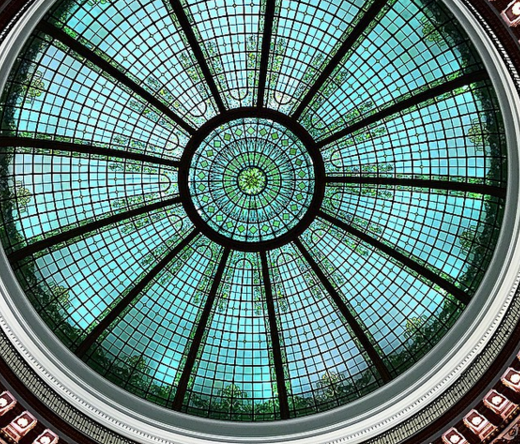 The Stunning Glass Ceiling at Heinen's (Cleveland Trust Rotunda Building) Wasn't Designed By Who You Probably Thought