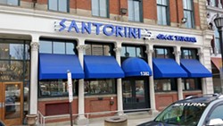 Warehouse District Greek Eatery Santorini is Closed Indefinitely