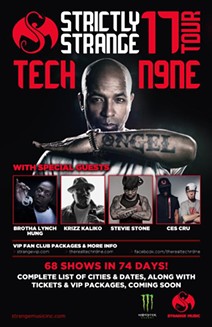 Rapper Tech N9ne to Bring His Strictly Strange Tour to House of Blues in May