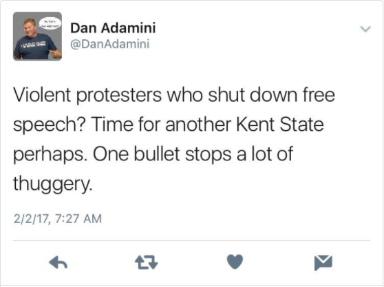 Michigan GOP Official Who Called for "Another Kent State" After Student Protests in Berkeley Resigns (2)