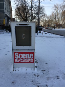 An empty Scene box in Tremont. - SAM ALLARD / SCENE