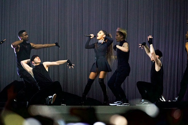 Ariana Grande rocked the Q Sunday night. - SCOTT SANDBERG