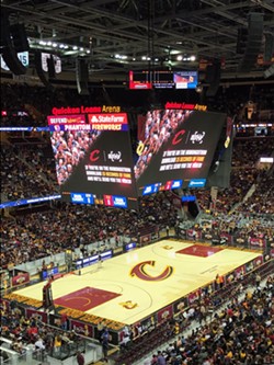Sporting Event App Recognizes Cavs and Indians Fans on the 'Big Screen'