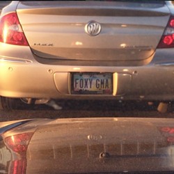 Somehow this Ohio plate slid by the approval committee. - PHOTO VIA KARISAMERCER/INSTAGRAM
