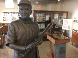 Elmer Flick, in the Baseball Heritage Museum at League Park. - ERIC SANDY / SCENE