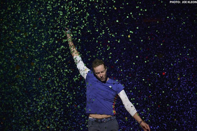 Coldplay Put on a Joyous, Colorful Show Last Night at the Q