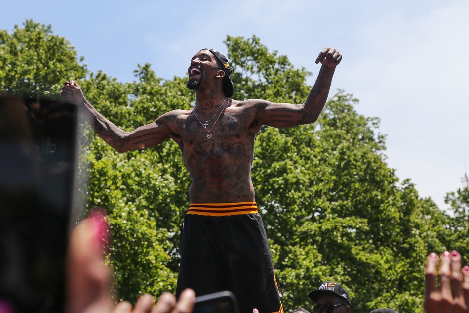 Cleveland Cavaliers' J.R. Smith meets young tattoo-covered fan - Sports  Illustrated