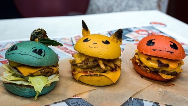A photo of what the Pokemon-themed burgers are supposed to look like. - PHOTO COURTESY OF THE POKEBAR