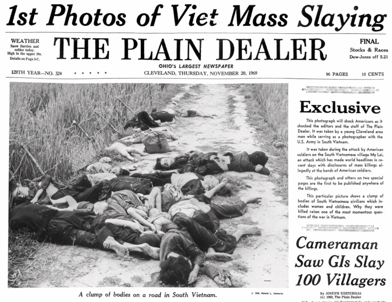 Plain Dealer Published Photos of My Lai Massacre in Vietnam 50 Years Ago Today | Cleveland News | Cleveland | Cleveland Scene