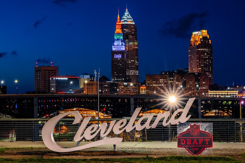 NFL Draft countdown: Draft stage goes up in Cleveland