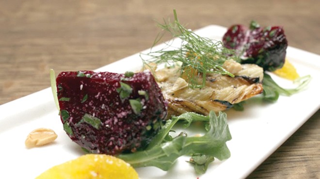 Beet and fennel salad